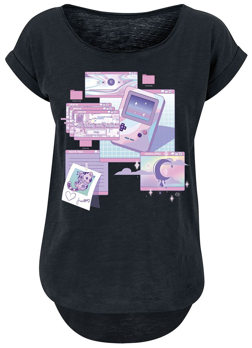 T-Shirt Manches courtes Fun de Goodie Two Sleeves - Sleep Not Found - M à L - pour Femme - noir - Goodie Two Sleeves