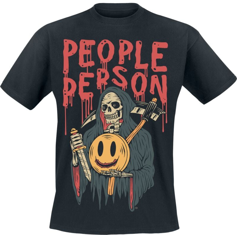 T-Shirt Manches courtes Fun de Goodie Two Sleeves - People Person - S à XL - pour Homme - noir - Goodie Two Sleeves