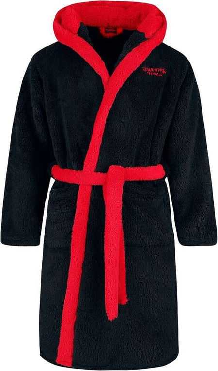 Robe de Chambre  de Stranger Things - Upside Down - S-M à L-XL - pour Unisexe - noir - Stranger Things