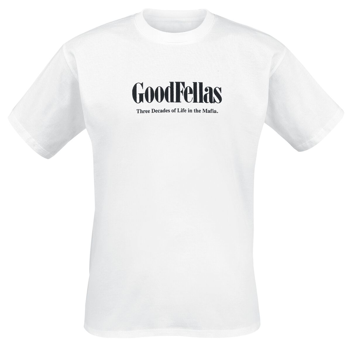 T-Shirt Manches courtes  de Goodfellas - The Last Three Decades - S à XXL - pour Homme - blanc - Goodfellas