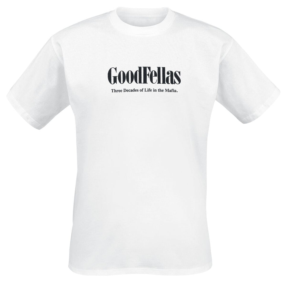 T-Shirt Manches courtes  de Goodfellas - The Last Three Decades - S à XXL - pour Homme - blanc - Goodfellas