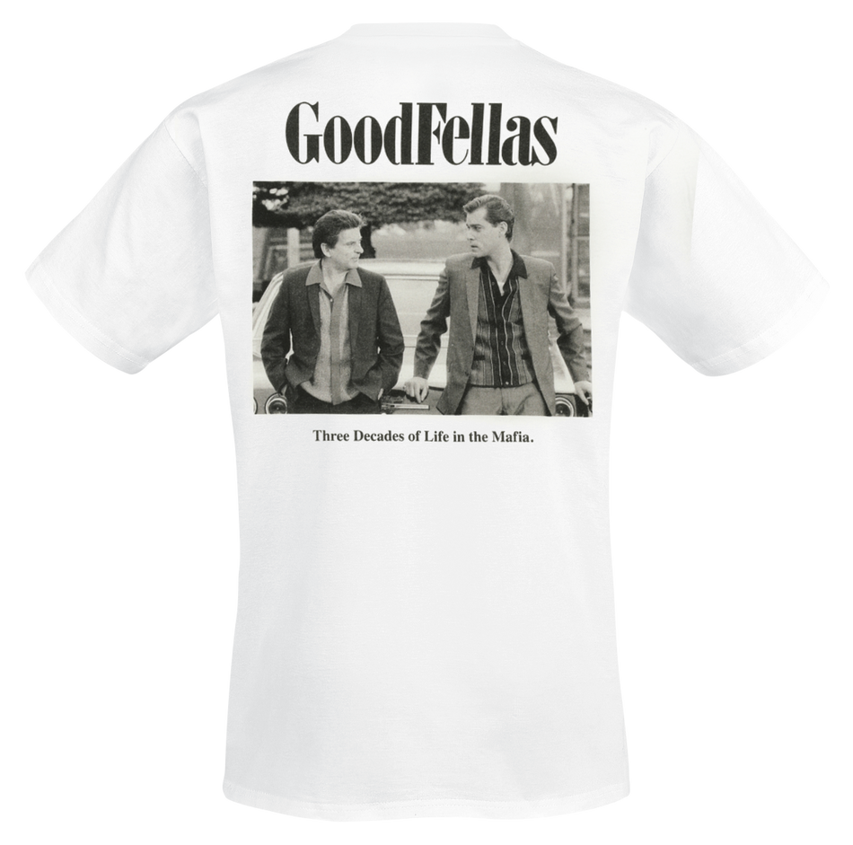 T-Shirt Manches courtes  de Goodfellas - The Last Three Decades - S à XXL - pour Homme - blanc - Goodfellas - View 2