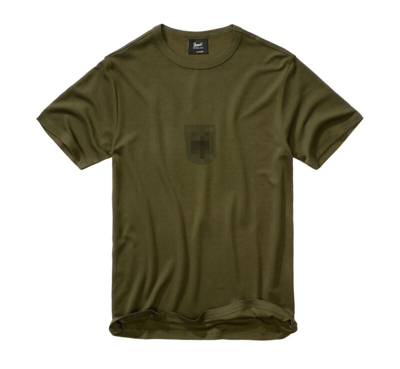 T-Shirt Manches courtes  de Brandit - BW - T-shirt - S à 3XL - pour Homme - olive - Brandit