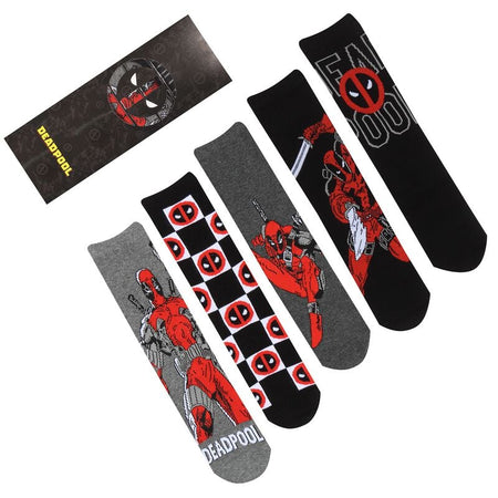 Chaussettes Disney de Deadpool - Logo & Pose - S-M - pour Unisexe - multicolore - Deadpool