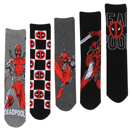 Chaussettes Disney de Deadpool - Logo & Pose - S-M - pour Unisexe - multicolore - Deadpool - View 2