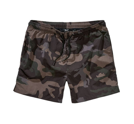 Short de bain  de Brandit - Swim Shorts - S à XXL - pour Homme - camouflage sombre - Brandit