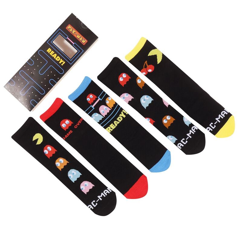 Chaussettes Gaming de Pacman - Characters - S-M - pour Unisexe - multicolore - Pacman