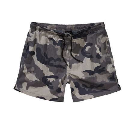 Short de bain  de Brandit - Swim Shorts - S à XXL - pour Homme - camouflage gris - Brandit