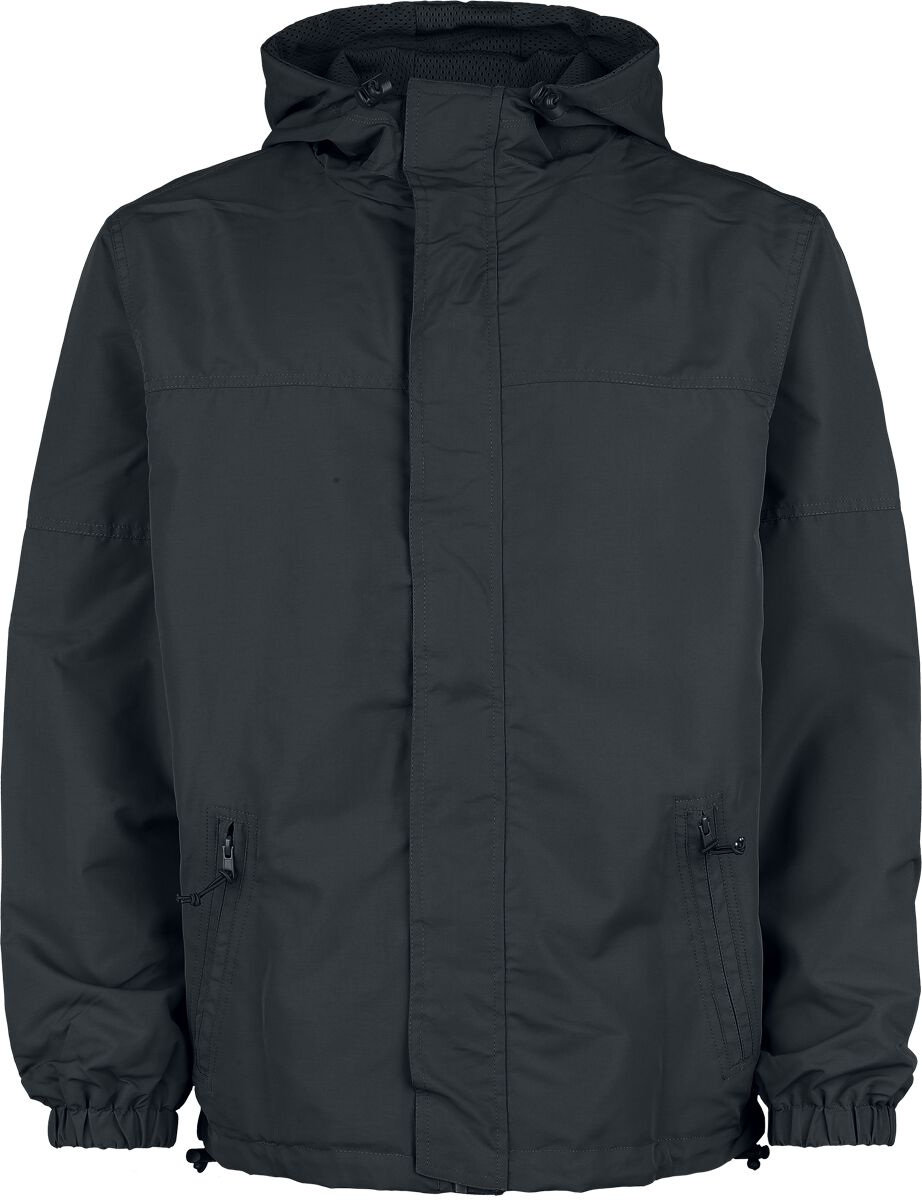 Veste mi-saison  de Brandit - Light WB Frontzip - Manteau - S à M - pour Homme - noir - Brandit