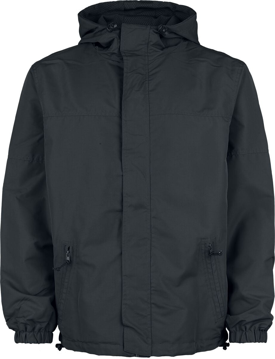 Veste mi-saison  de Brandit - Light WB Frontzip - Manteau - S à 4XL - pour Homme - noir - Brandit