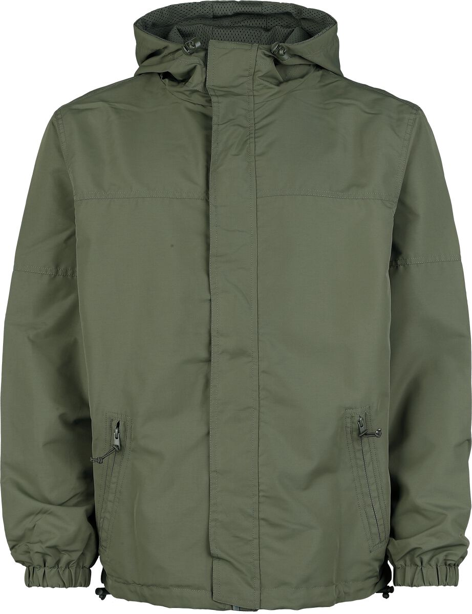 Veste mi-saison  de Brandit - Light WB Frontzip - Manteau - S à M - pour Homme - olive - Brandit
