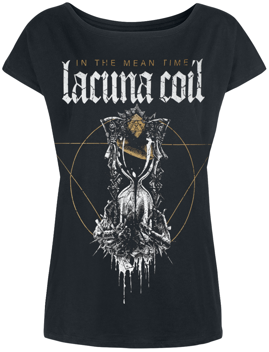 T-Shirt Manches courtes  de Lacuna Coil - Time - S à XXL - pour Femme - noir - Lacuna Coil - View 2