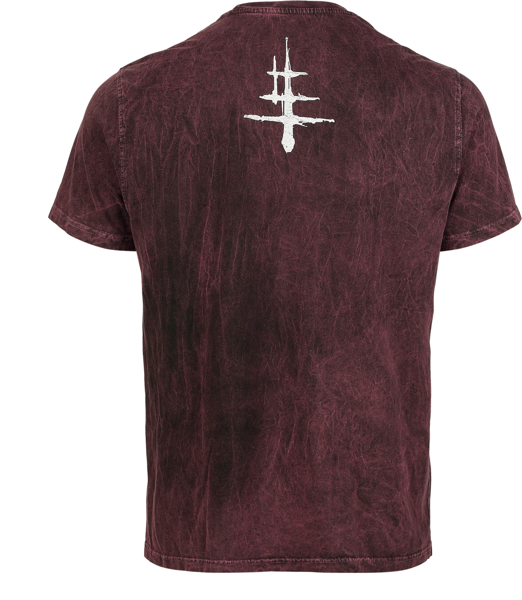 T-Shirt Manches courtes  de Lacuna Coil - Never Dawn - S à 4XL - pour Homme - rouille - Lacuna Coil - View 2