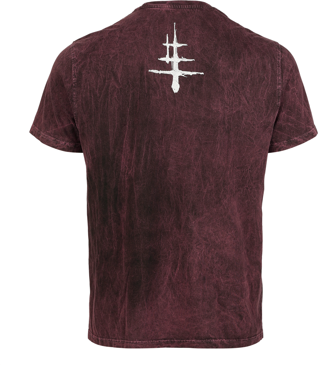 T-Shirt Manches courtes  de Lacuna Coil - Never Dawn - S à 4XL - pour Homme - rouille - Lacuna Coil - View 2