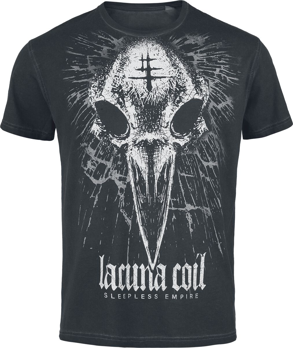 T-Shirt Manches courtes  de Lacuna Coil - Sleepless - S à 4XL - pour Homme - anthracite - Lacuna Coil