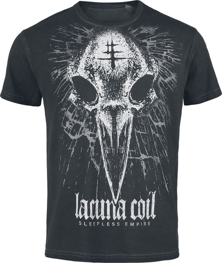 T-Shirt Manches courtes  de Lacuna Coil - Sleepless - S à 4XL - pour Homme - anthracite - Lacuna Coil