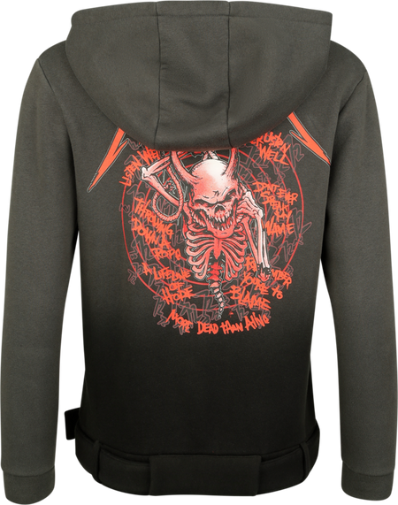 Sweat-shirt à capuche  de Metallica - EMP Signature Collection - S à XXL - pour Femme - gris/noir - metallica - View 2