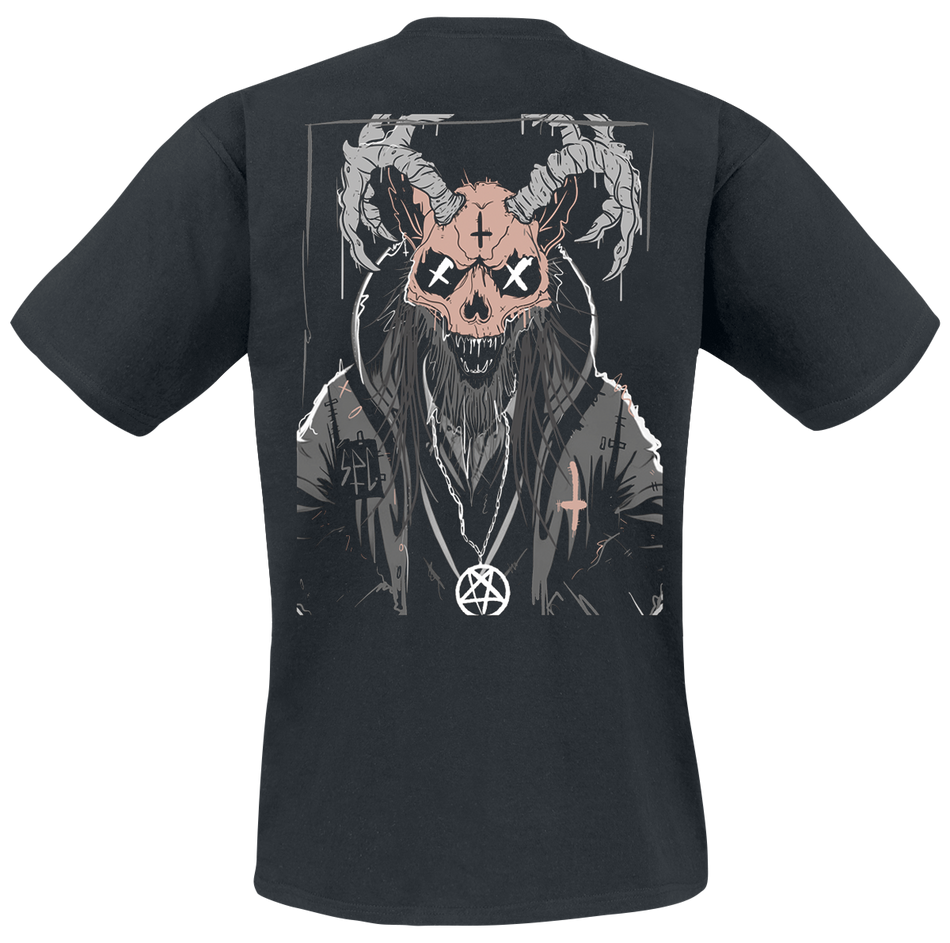 T-Shirt Manches courtes  de Samurai Pizza Cats - Wendigo - S à XXL - pour Homme - noir - Samurai Pizza Cats - View 2