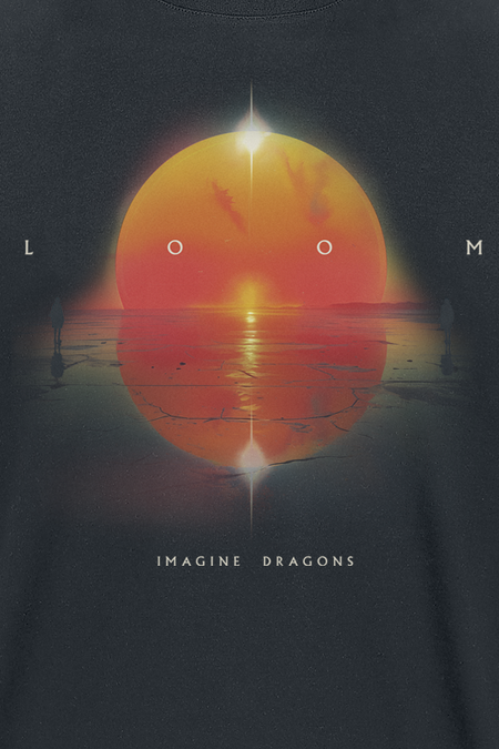 T-Shirt Manches courtes  de Imagine Dragons - Loom Album Art - S à 3XL - pour Homme - noir - Imagine Dragons - View 2