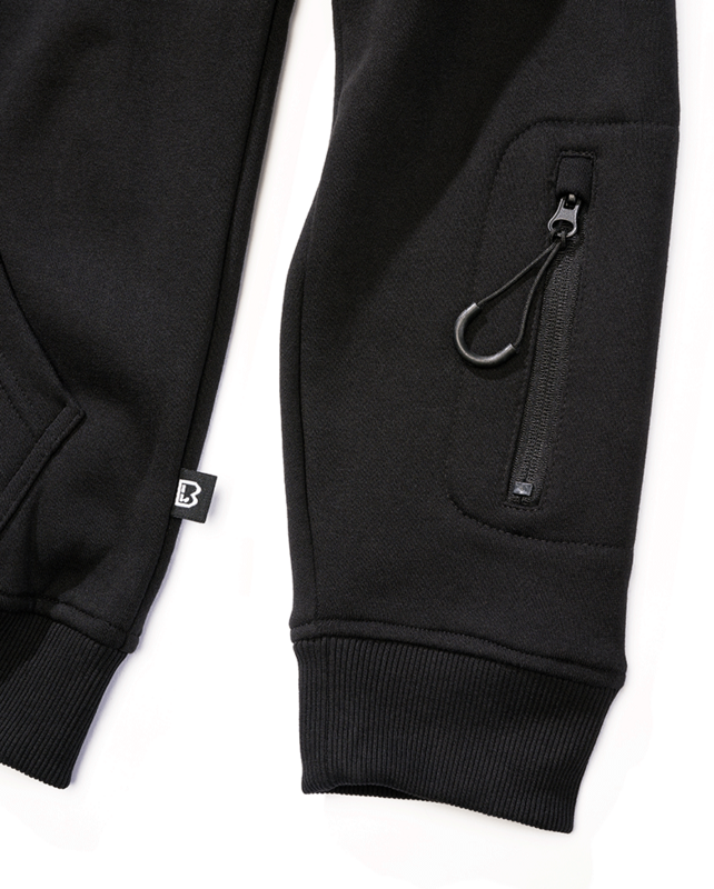 Sweat-shirt zippé à capuche  de Brandit - Tactical - Veste - S à 5XL - pour Homme - noir - Brandit - View 2