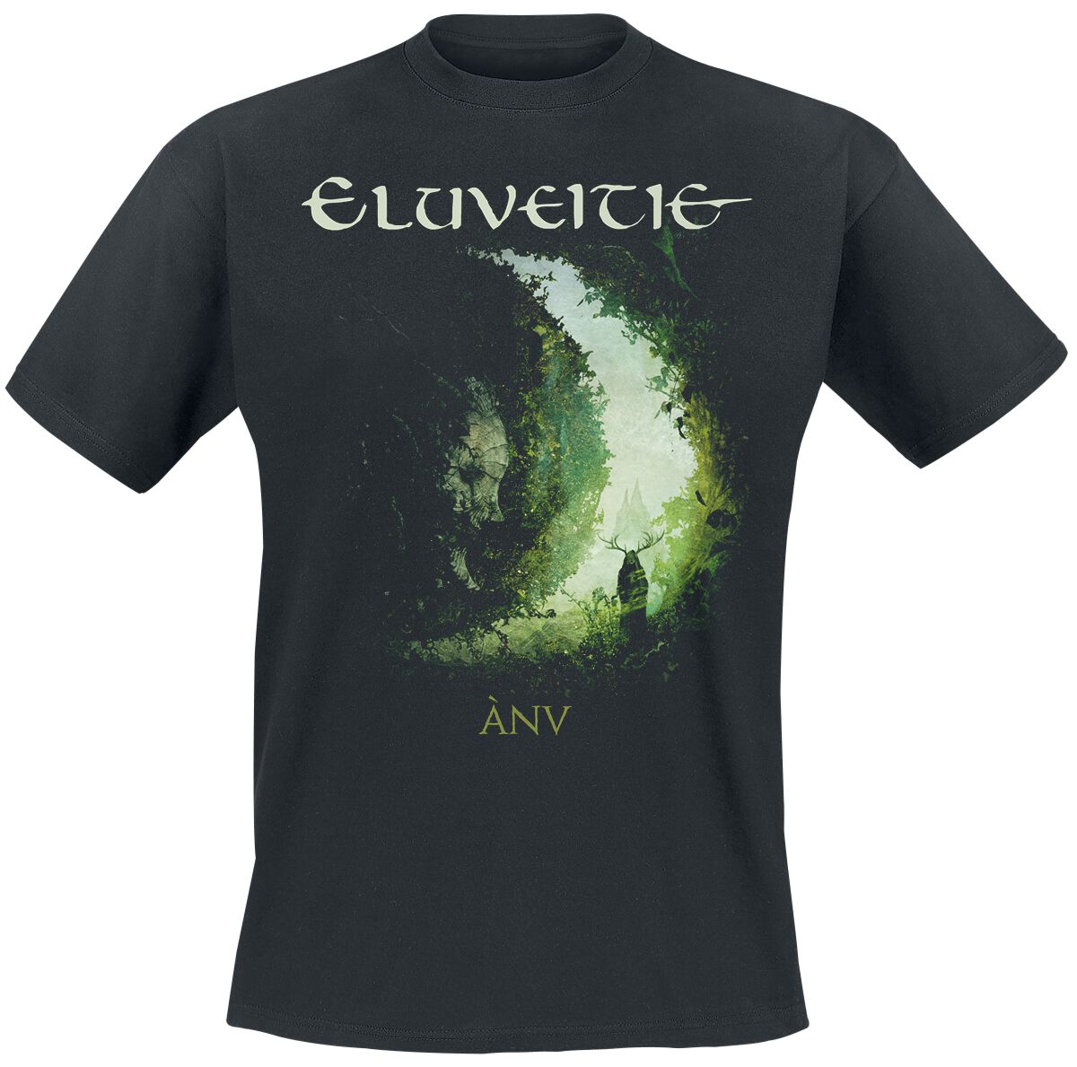T-Shirt Manches courtes  de Eluveitie - Anv Cover - S à 3XL - pour Homme - noir - Eluveitie