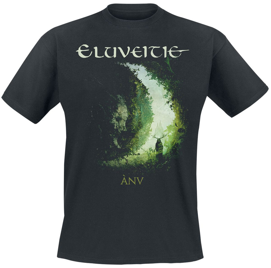 T-Shirt Manches courtes  de Eluveitie - Anv Cover - S à 3XL - pour Homme - noir - Eluveitie