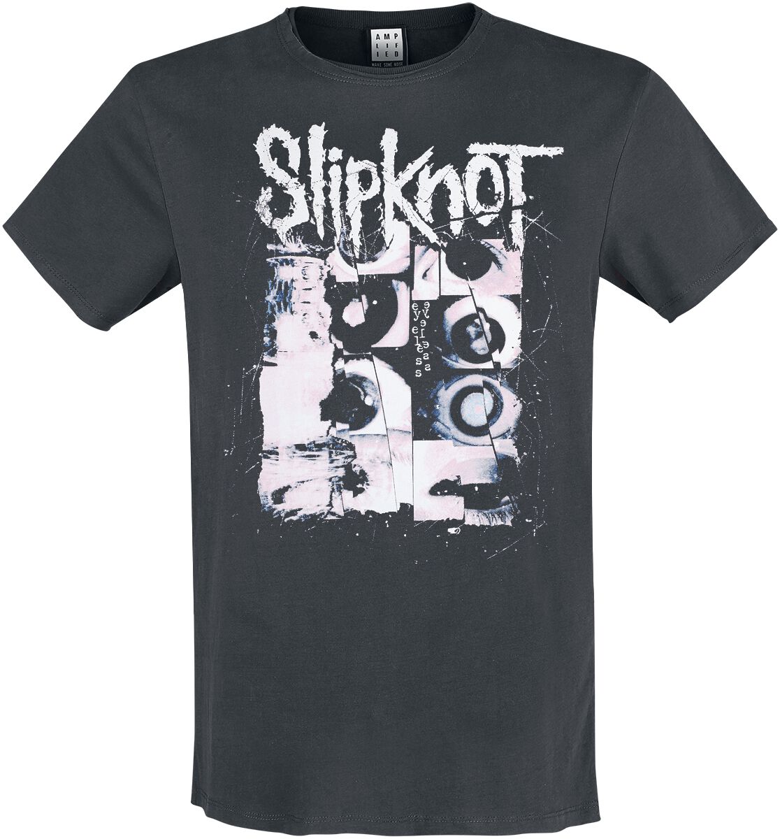 T-Shirt Manches courtes  de Slipknot - Amplified Collection - Eyes - S à XXL - pour Homme - anthracite - Slipknot