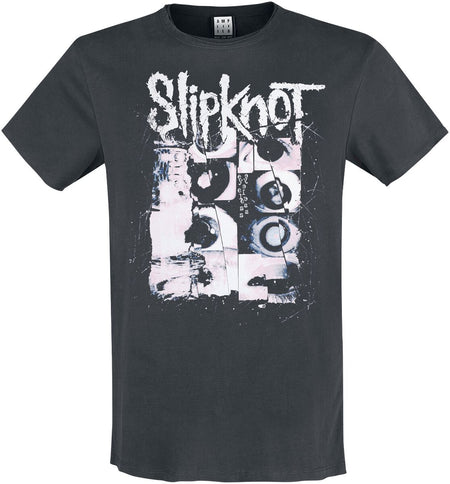 T-Shirt Manches courtes  de Slipknot - Amplified Collection - Eyes - S à XXL - pour Homme - anthracite - Slipknot