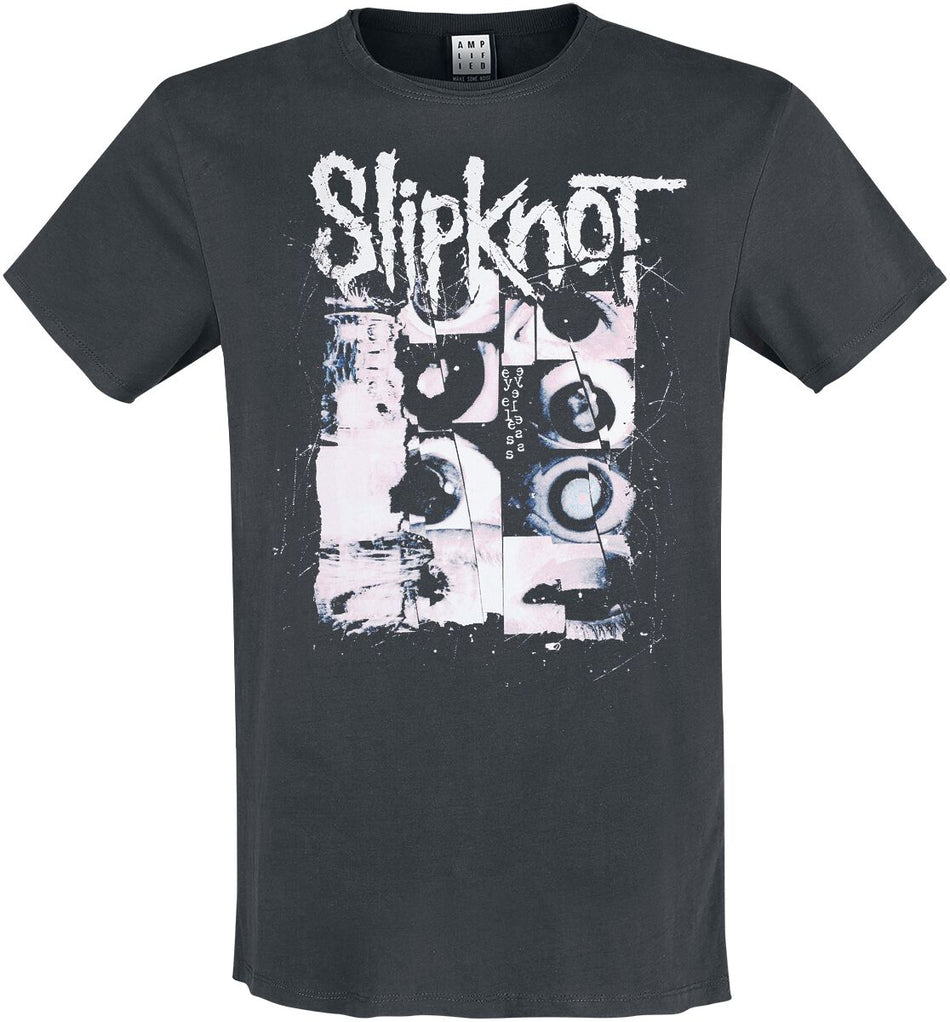 T-Shirt Manches courtes  de Slipknot - Amplified Collection - Eyes - S à XXL - pour Homme - anthracite - Slipknot