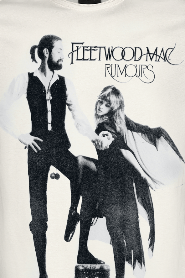 T-Shirt Manches courtes  de Fleetwood Mac - Amplified Collection - Rumours - L à XXL - pour Homme - blanc cassé - Fleetwood Mac - View 2