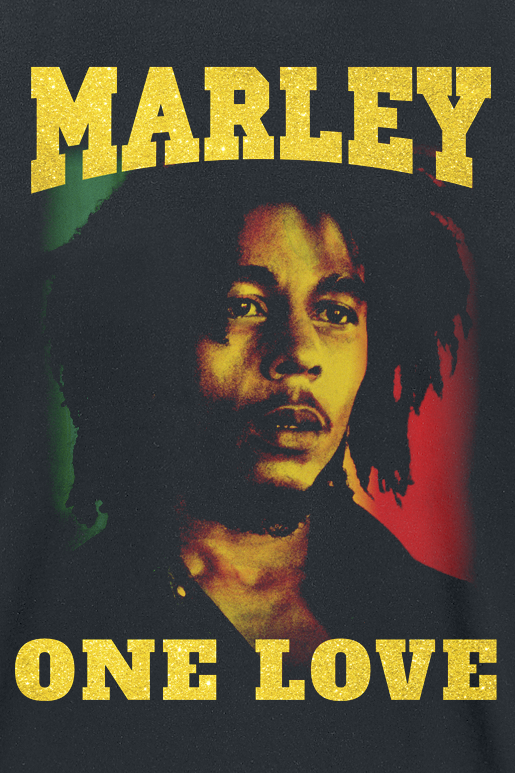 T-Shirt Manches courtes  de Bob Marley - One Love Classic - S à XL - pour Homme - noir - Bob Marley - View 2