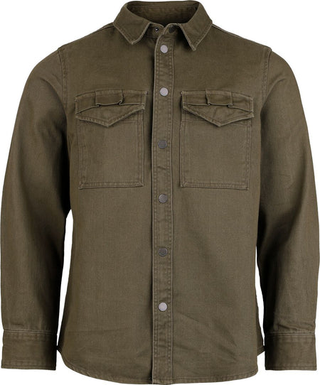 Chemise manches longues  de Brandit - Heavy Twill Shirt - S à M - pour Homme - olive - Brandit