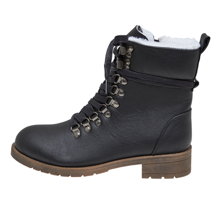 Bottes de motard  de Brandit - Bottines d'Hiver Femme - EU36 à EU43 - pour Femme - noir - Brandit - View 2