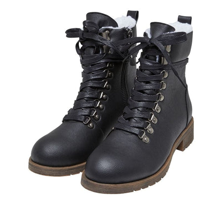 Bottes de motard  de Brandit - Bottines d'Hiver Femme - EU36 à EU43 - pour Femme - noir - Brandit