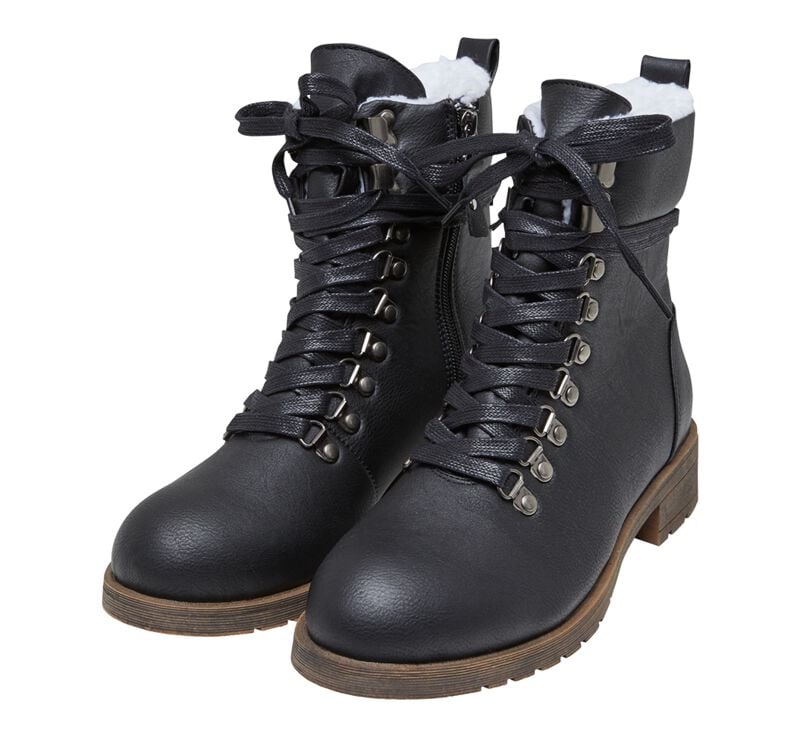 Bottes de motard  de Brandit - Bottines d'Hiver Femme - EU36 à EU42 - pour Femme - noir - Brandit