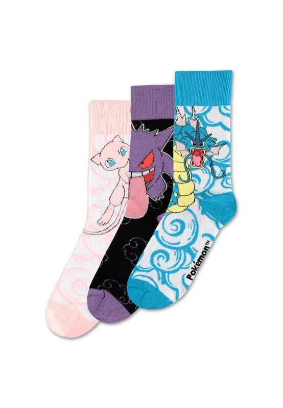 Chaussettes Gaming de Pokémon - Chaussettes Crew - EU39-42 à EU 43-46 - pour Homme - multicolore - Pokémon