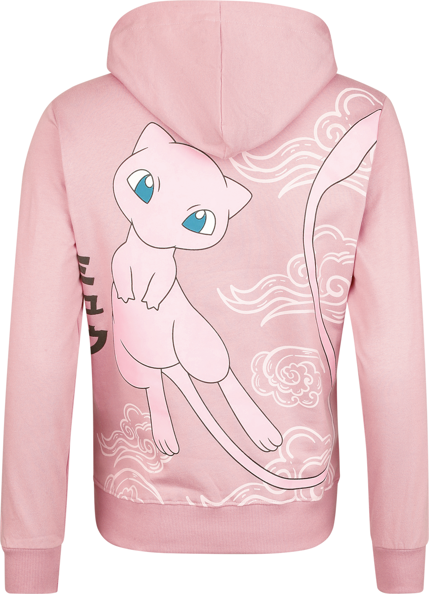 Sweat-shirt à capuche Gaming de Pokémon - Mew - S à XXL - pour Femme - rose - Pokémon - View 2