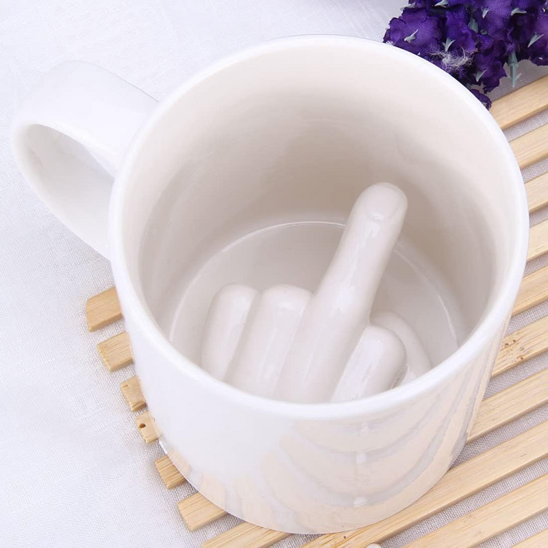 Mug Fun de Doigt d'Honneur - Mug 3D - pour Indifférent - blanc - Doigt d'Honneur - Mug 3D - View 2