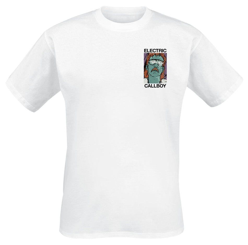 T-Shirt Manches courtes  de Electric Callboy - Elevator Operator Scratch - XL à 3XL - pour Homme - blanc - Electric Callboy