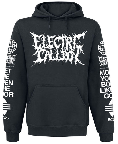 Sweat-shirt à capuche  de Electric Callboy - Elevator Operator Globe - S à 4XL - pour Homme - noir - Electric Callboy