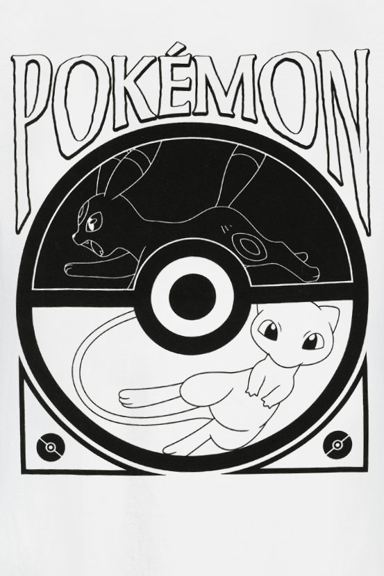 T-Shirt Manches courtes Gaming de Pokémon - Pokéball Balance - S à XXL - pour Homme - blanc - Pokémon - View 2