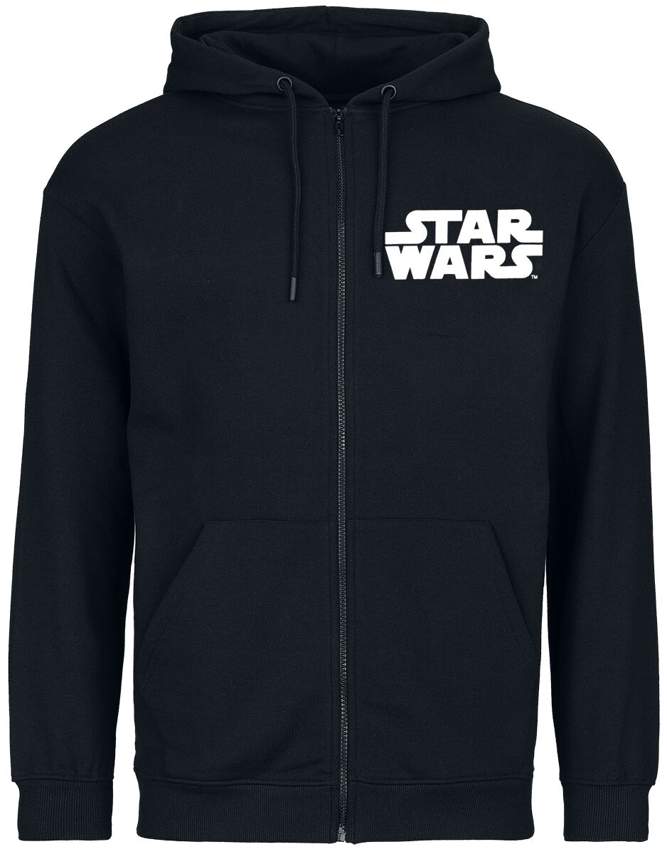 Sweat-shirt zippé à capuche  de Star Wars - The Mandalorian - Grogu - S à XXL - pour Homme - noir - Star Wars