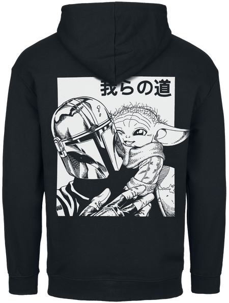 Sweat-shirt zippé à capuche  de Star Wars - The Mandalorian - Grogu - S à XXL - pour Homme - noir - Star Wars - View 2