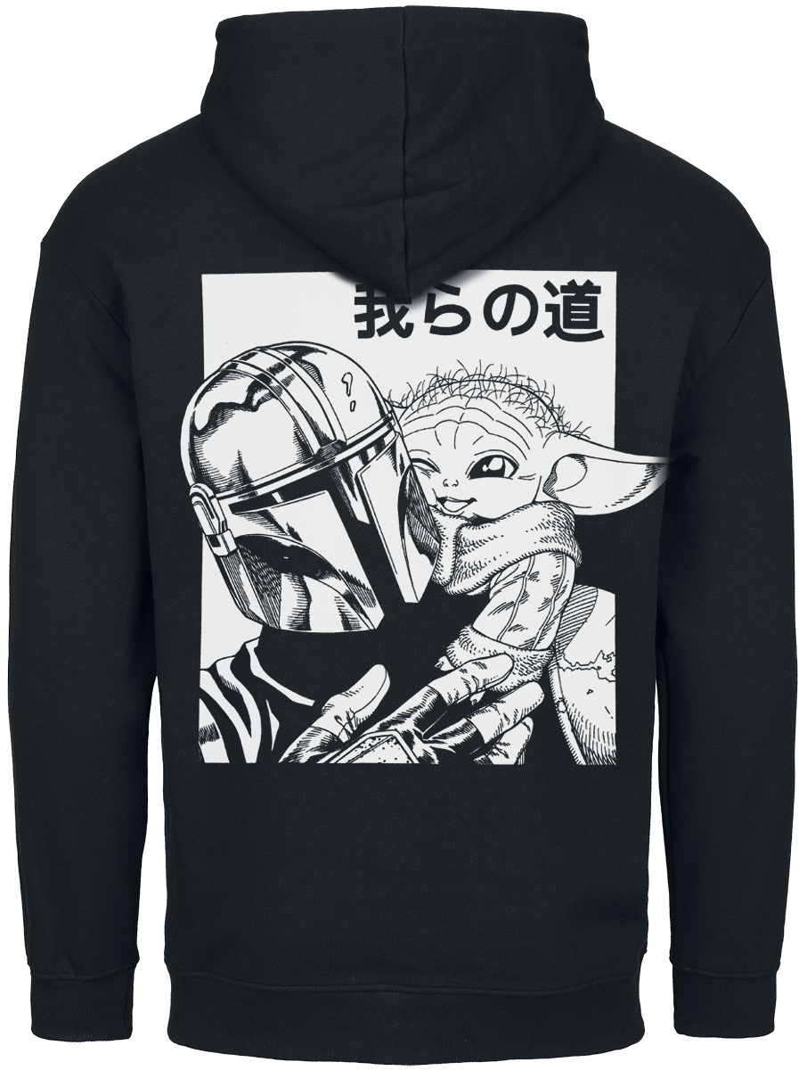 Sweat-shirt zippé à capuche  de Star Wars - The Mandalorian - Grogu - S à XXL - pour Homme - noir - Star Wars - View 2
