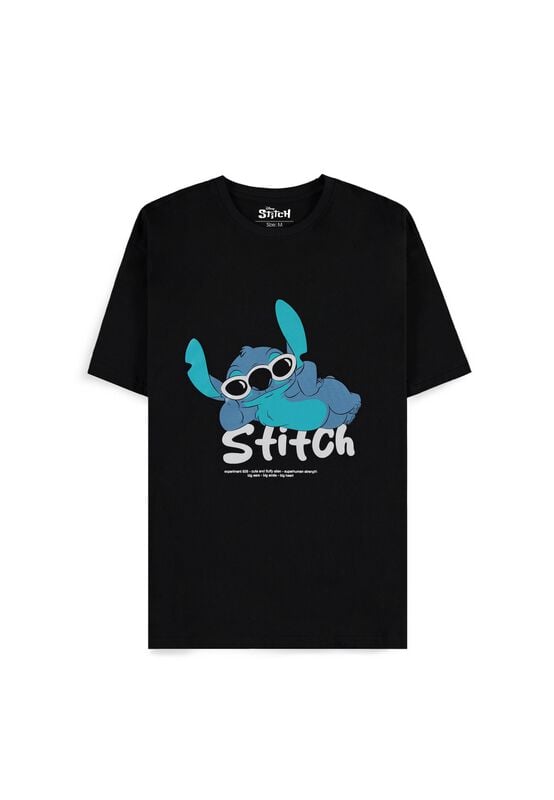 T-Shirt Manches courtes  de Lilo & Stitch - Sunglasses - S à XXL - pour Homme - noir - Lilo & Stitch