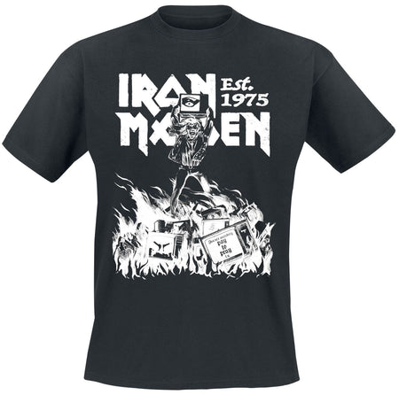 T-Shirt Manches courtes  de Iron Maiden - Holy Smoke - S à 4XL - pour Homme - noir - Iron Maiden