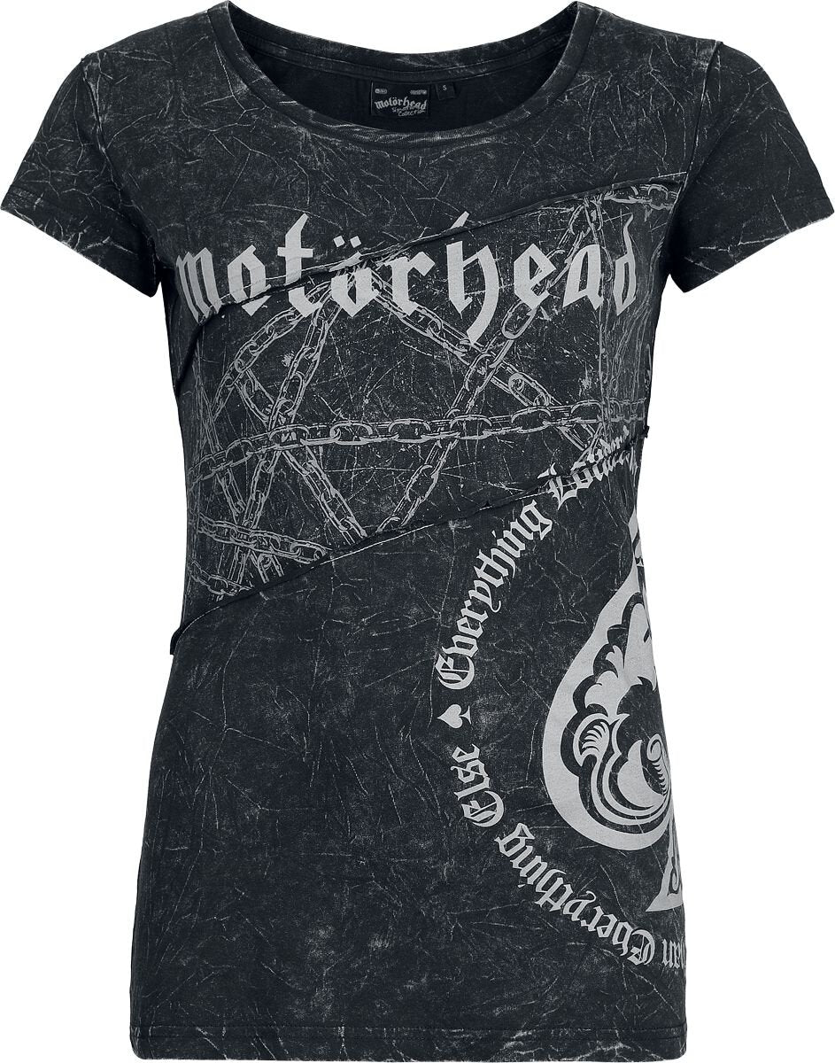 T-Shirt Manches courtes  de Motörhead - EMP Signature Collection - S à XXL - pour Femme - gris foncé - Motörhead
