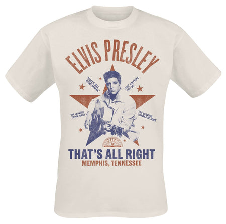 T-Shirt Manches courtes  de Elvis Presley - That's All Right - S à 3XL - pour Homme - naturel - Elvis Presley