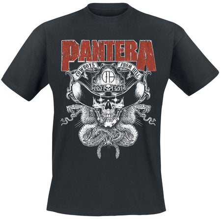 T-Shirt Manches courtes  de Pantera - CFH Texas Skull - S à 3XL - pour Homme - noir - Pantera