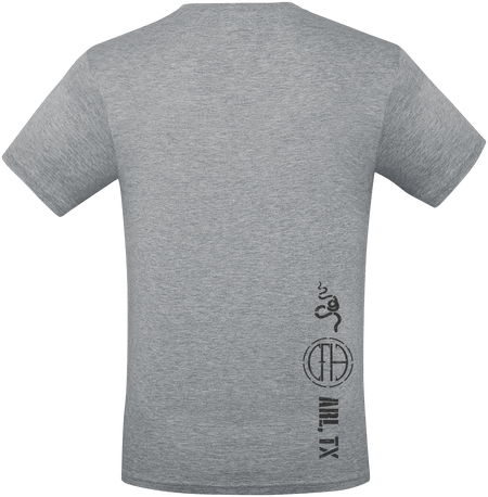 T-Shirt Manches courtes  de Pantera - CFH Stencil Snake - S à 3XL - pour Homme - gris chiné - Pantera - View 2